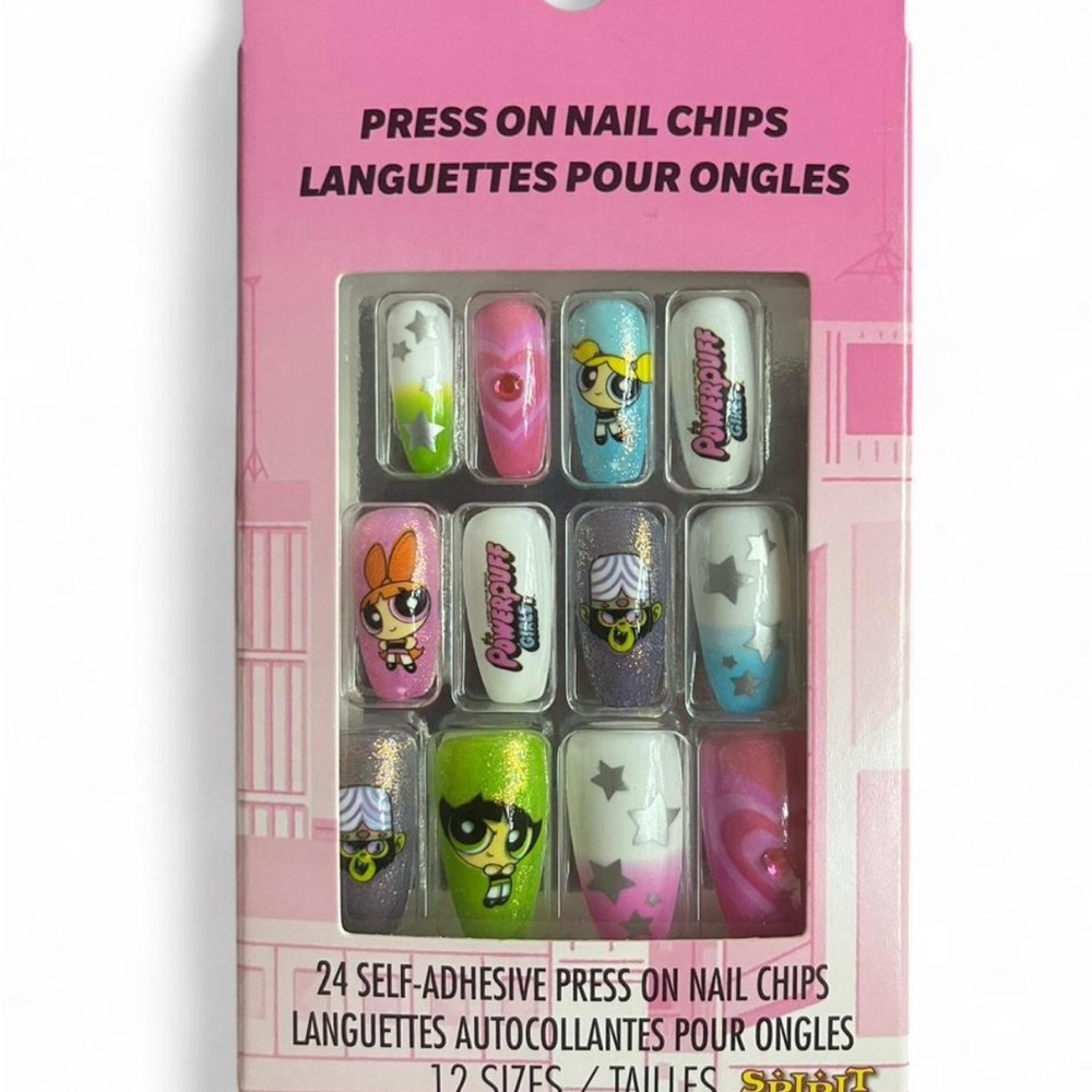 Powerpuff Girls Press-On Nail Chips